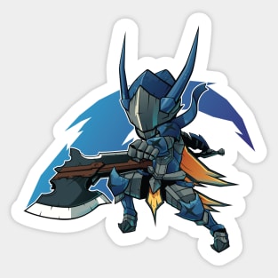 Monster Hunter World Chibi Switchaxe Sticker